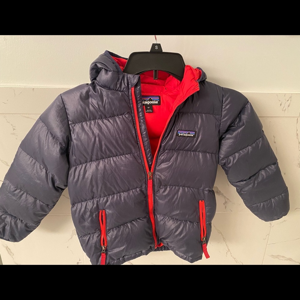 Patagonia Hi-Loft Down Sweater Hooded Jacket - 5T